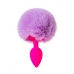 Анальная втулка с хвостом розово-фиолетовый ToDo Sweet bunny