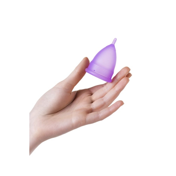 Гигиеническая менструальная чаша фиолетовая Eromantica L