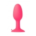Анальная втулка TOYFA POPO Pleasure со стальным шариком внутри, силиконовая, розовая, 10,5 см
