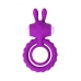 Эрекционное виброкольцо фиолетовое JOS Good Bunny
