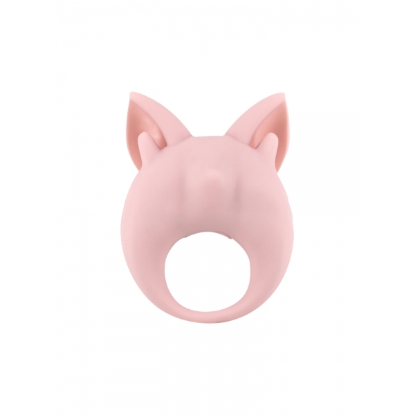 Перезаряжаемое вибро-кольцоMiMi Animals Kitten Kiki Light Pink