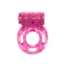 Эрекционное виброкольцо розовое Rings Axle-pin
