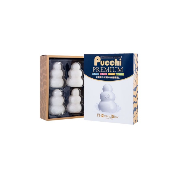 Набор нереалистичных мастурбаторов MensMax Pucchi Premium, 6,5 см