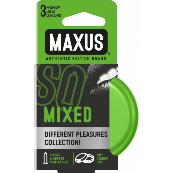 Презервативы в железном кейсе Maxus MIXED №3