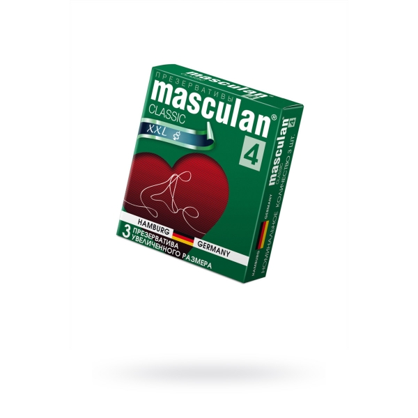 Презервативы увеличенные розовые Masculan XXL 3 шт