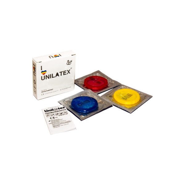 Презервативы цветные ароматизированные Unilatex