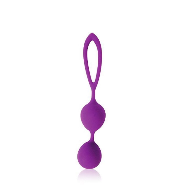 Фиолетовые вагинальные шарики "Cosmo"