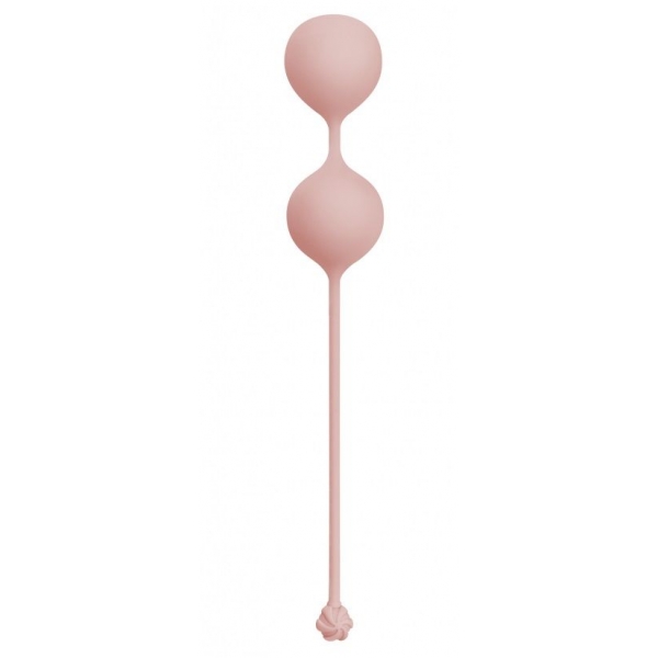 Нежно-розовые вагинальные шарики Love Story