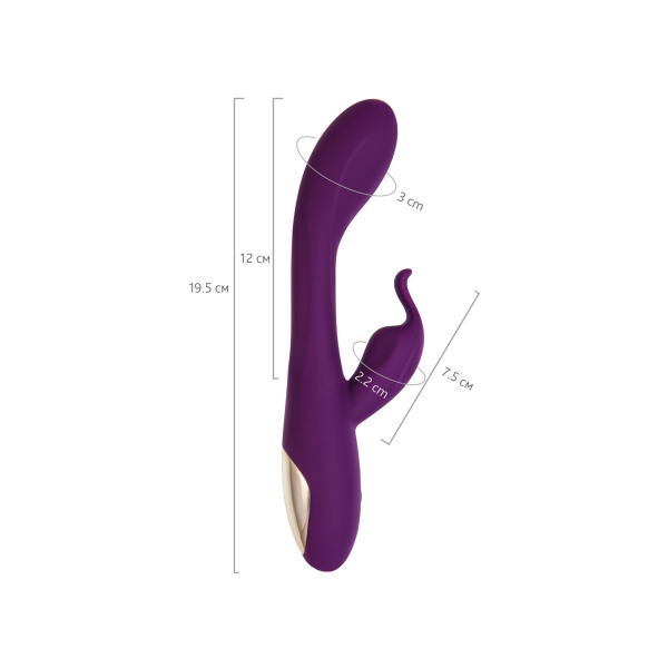 Вибратор-кролик G-Spotter, фиолетовый, 19,5 см