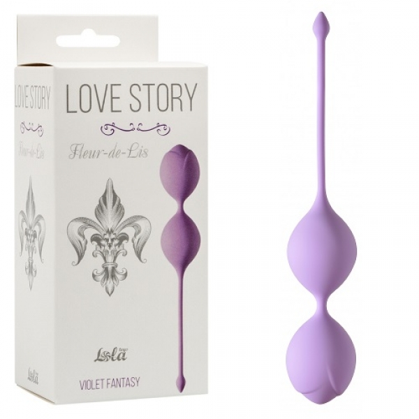 Вагинальные шарики Love Story Fleur-de-lis Violet Fantasy